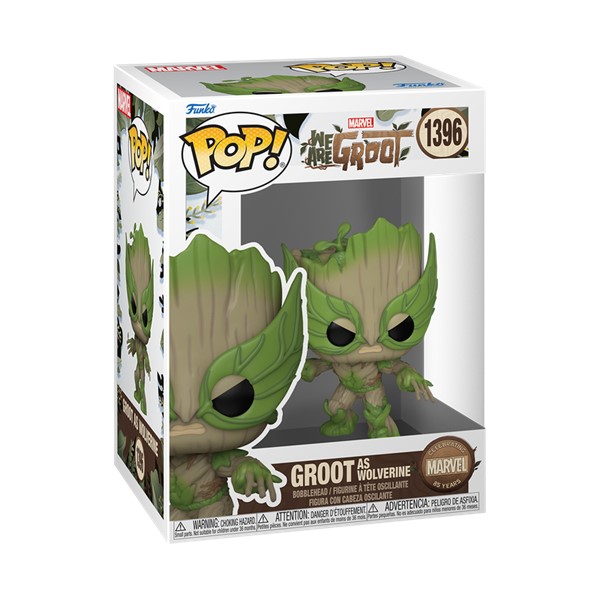 Pop! Marvel 1396: Groot As Wolverine